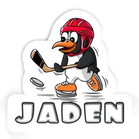 Autocollant Pingouin de hockey Jaden Image