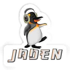 Aufkleber Jaden Musik-Pinguin Image