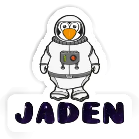 Jaden Sticker Astronaut Image