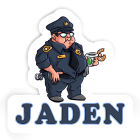 Policier Autocollant Jaden Image