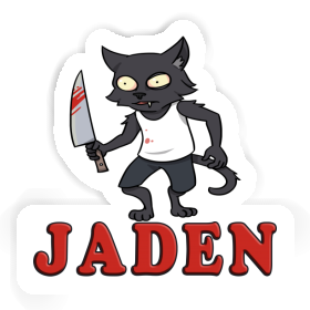 Psycho-Katze Sticker Jaden Image