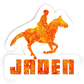 Jaden Sticker Horse Rider Image