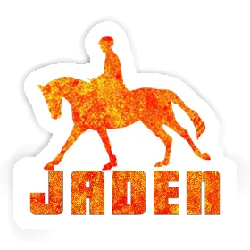 Autocollant Cavalière Jaden Image