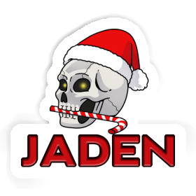 Jaden Sticker Christmas Skull Image