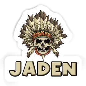 Jaden Sticker Kids Skull Image