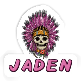 Sticker Jaden Lady Totenkopf Image