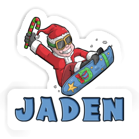 Sticker Snowboarder Jaden Image