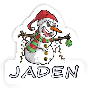 Autocollant Bonhomme de neige Jaden Image