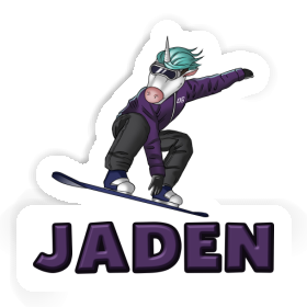 Sticker Jaden Snowboarder Image