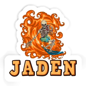 Sticker Jaden Surfer Image