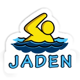 Swimmer Sticker Jaden Image