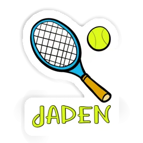 Sticker Jaden Tennis Racket Image