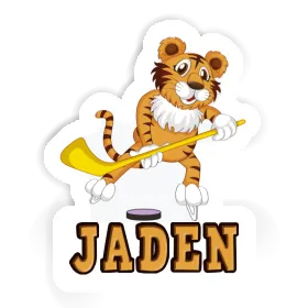 Jaden Sticker Ice-Hockey Player Image