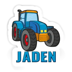 Sticker Jaden Tractor Image