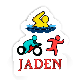 Triathlète Autocollant Jaden Image