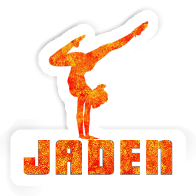 Sticker Jaden Yoga Woman Image