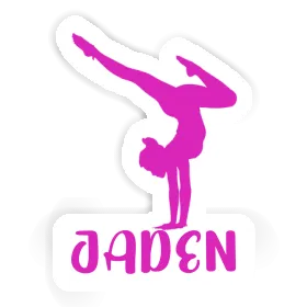 Sticker Yoga Woman Jaden Image