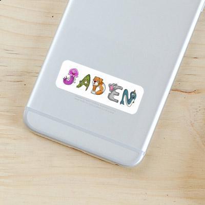 Jaden Sticker Animal Font Notebook Image