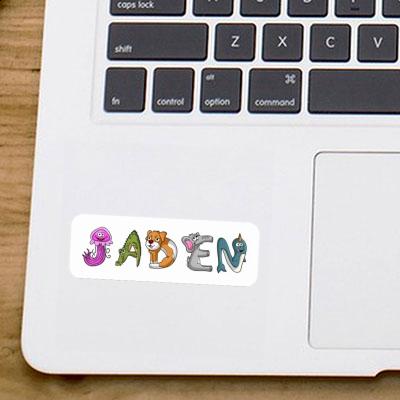 Aufkleber Tierschrift Jaden Gift package Image