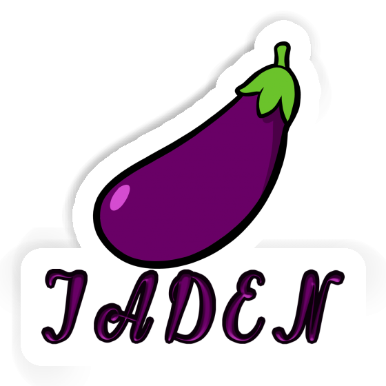 Aubergine Sticker Jaden Notebook Image