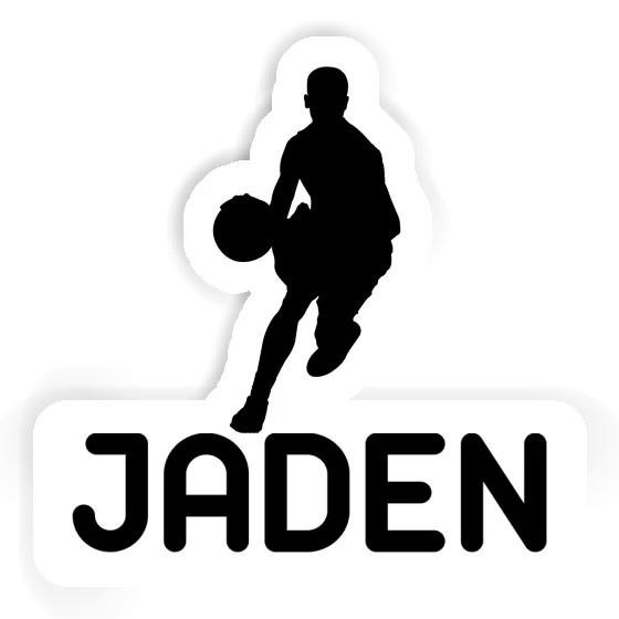 Joueur de basket-ball Autocollant Jaden Laptop Image