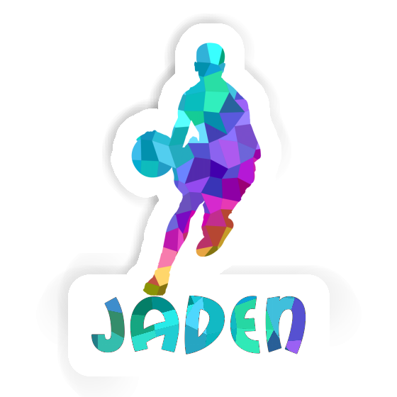 Jaden Sticker Basketball Player Notebook Image