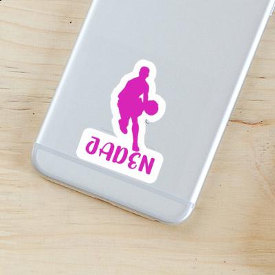 Basketballspieler Sticker Jaden Laptop Image