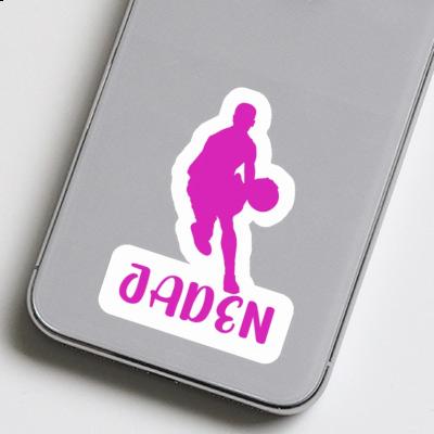 Basketball Player Sticker Jaden Notebook Image