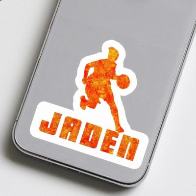 Jaden Autocollant Joueuse de basket-ball Notebook Image