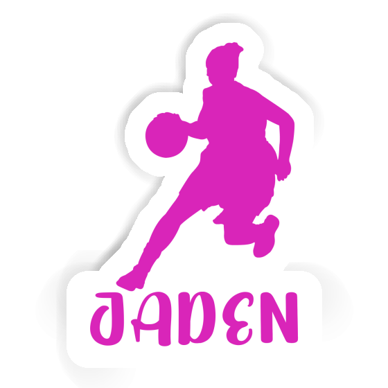 Autocollant Joueuse de basket-ball Jaden Image