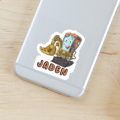 Sticker Excavator Jaden Gift package Image