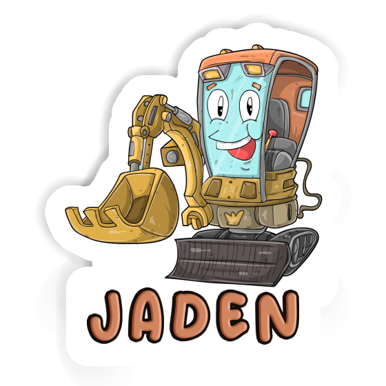 Sticker Excavator Jaden Image