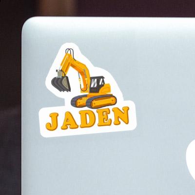 Excavator Sticker Jaden Laptop Image