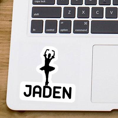 Sticker Jaden Ballerina Laptop Image