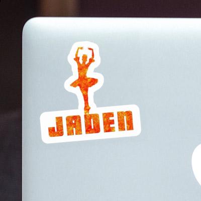 Ballerina Sticker Jaden Laptop Image