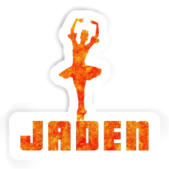 Jaden Sticker Ballerina Notebook Image