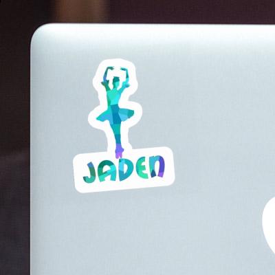 Jaden Sticker Ballerina Laptop Image