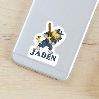 Baseball Dog Sticker Jaden Notebook Image