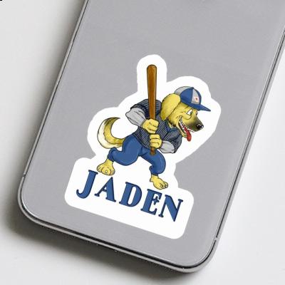 Baseball Dog Sticker Jaden Gift package Image