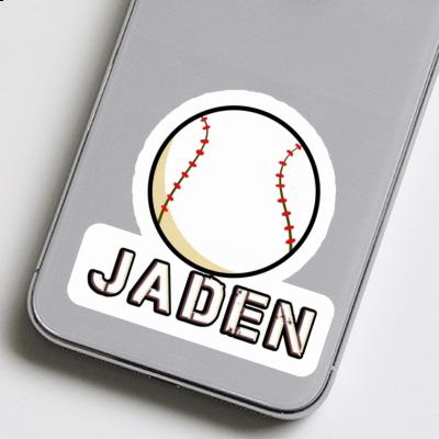 Sticker Baseball Jaden Laptop Image