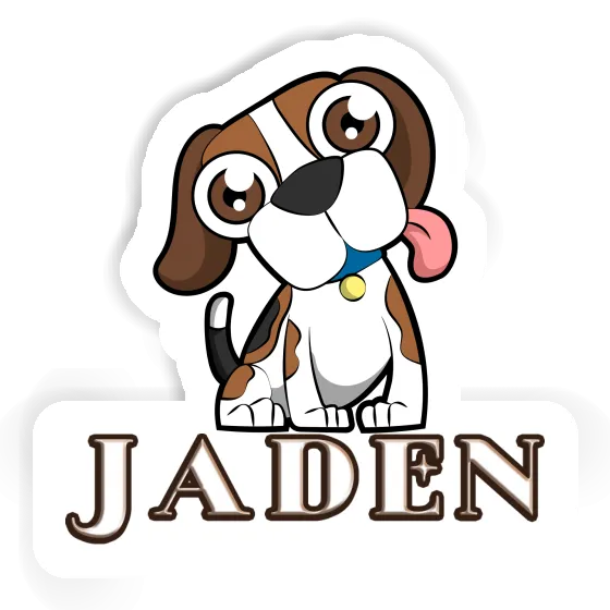 Jaden Sticker Beagle Gift package Image