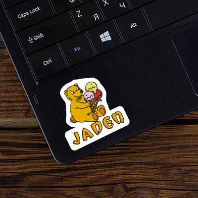 Autocollant Ours de glace Jaden Laptop Image