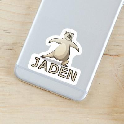 Yoga Bear Sticker Jaden Gift package Image