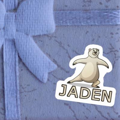 Yoga Bear Sticker Jaden Notebook Image