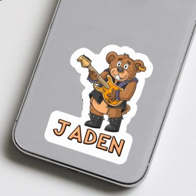 Autocollant Jaden Ours rockeur Laptop Image