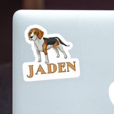 Sticker Jaden Beagle Dog Notebook Image