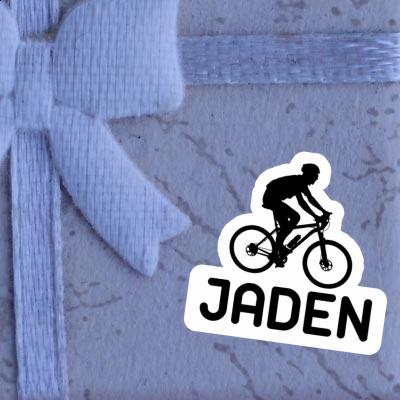 Jaden Sticker Biker Laptop Image