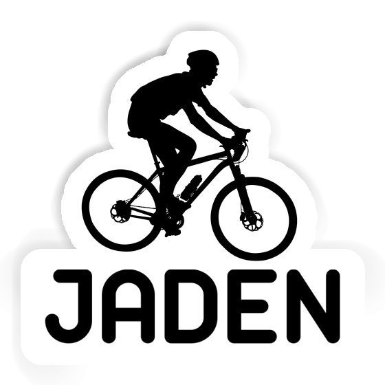 Jaden Sticker Biker Laptop Image