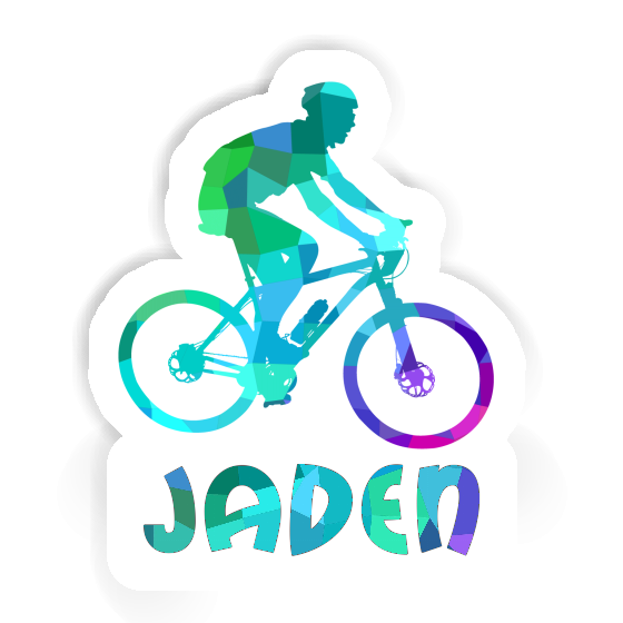 Biker Sticker Jaden Notebook Image