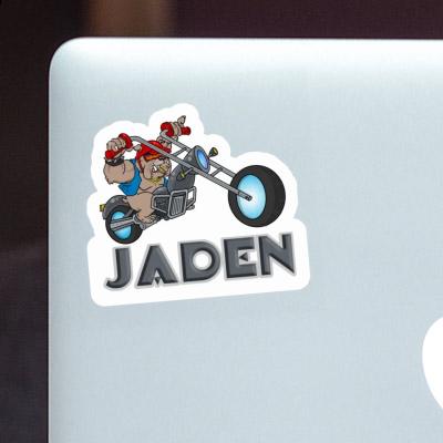 Motorbike Rider Sticker Jaden Gift package Image